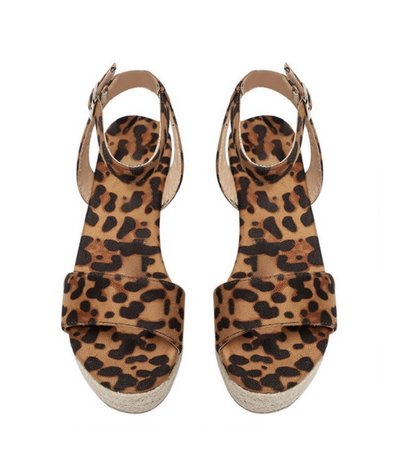 NHS Plateau Sandal Leopard
