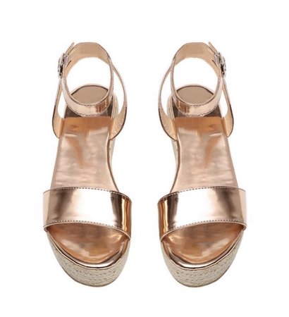 NHS Plateau Sandal Rose Gold