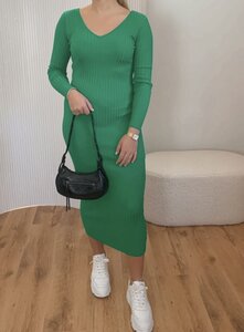 Maxi Stretch Dress - Green
