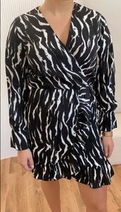 Zebra Dress - Black/White