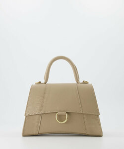 Cara Leather Bag Beige