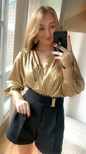 Jana Blouse Body - Gold