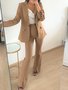 Mila Blazer Cognac