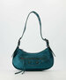 Gigi Leather Metallic Bag Petrol