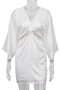 Izzy Knot Dress - White