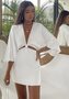 Izzy Knot Dress - White