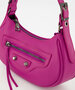 Gigi Leather Bag Fuchsia