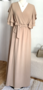 Stella Maxi Dress - Beige