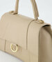 Cara Leather Bag Beige