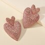 Heart Earrings Pink