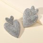 Heart Earrings Silver