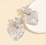 Star & Heart Earrings Silver