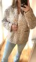 Zeba Print Jacket Beige