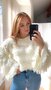 Fringe Sweater - White