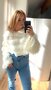 Fringe Sweater - White