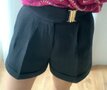 Tweed shorts - Black