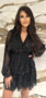 Jayda Sparkle Dress - Black
