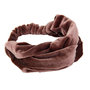 Velvet Haarband Rosy Beige