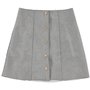 Desi Button Skirt Grey