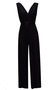 Chloe Plissé Jumpsuit Black