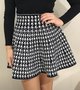 Pie de Poulé Skirt Black/White