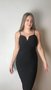 LuX V-Dress Black