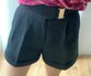 Tweed shorts - Black_
