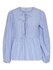 Lieke Bow Blouse - Blue_