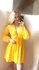 Izzy Bow Dress - Yellow_